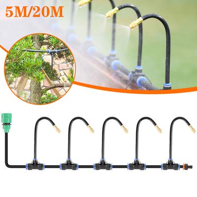 Автоматическая система полива с распылителем, электрический распылитель, садовые цветы, растения, универсальный инструмент для полива, набор 5 м/20 м