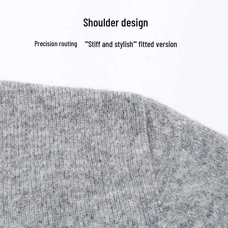 SNOWFLYING Женский базовый трикотажный свитер с V-образным вырезом из 100% мериносовой шерсти