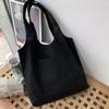 Canvas Bag Women‘s Shopping Bags Commuter Shopper Vest Bag Mom Series Grocery Eco Handbags Student Tote Bag Bags for Women
