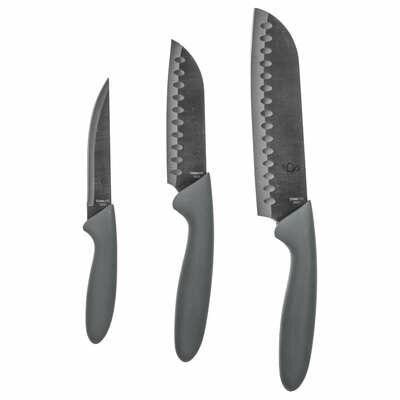 Set Of 3 Essentiel Santoku Knives