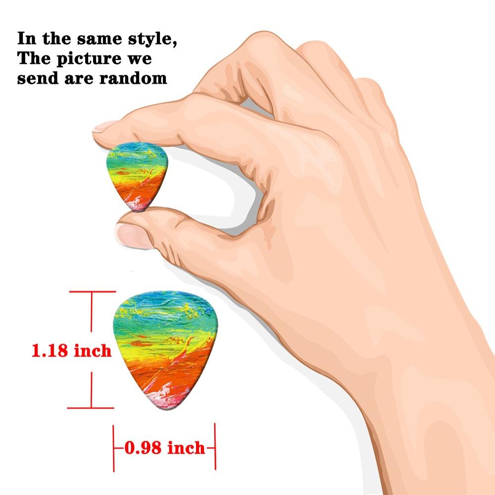 Аксессуары для музыкальной гитары, медиатор для гитары с граффити, медиатор для акустической гитары