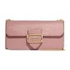 New Morgan Leather Clutches Shoulder Bag Crossbody Bag Small Size Women's Pink CF476-IMDRO