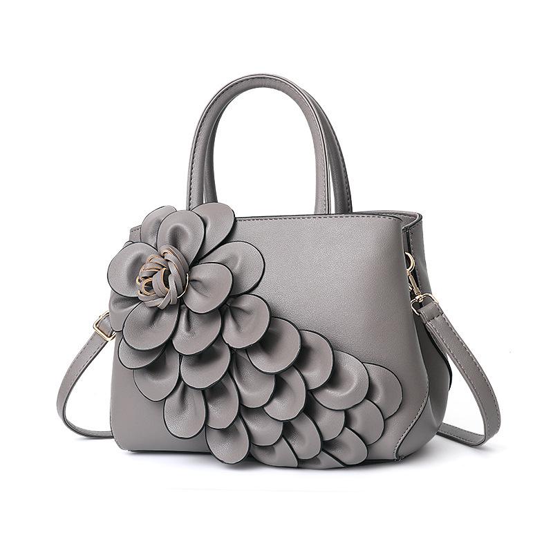 Women's Flower Handbag Shoulder Crossbody Bag,Cute Large Capacity Bag