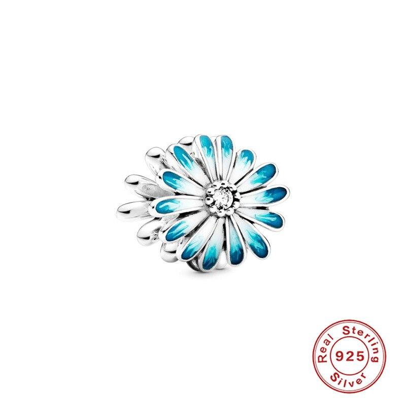 Маленькие блестящие цветные аксессуары из бисера, аутентичные стерлингового серебра 925 пробы, гриб, кактус, чашка, цветок принцессы, подвеска для женщин, подарок