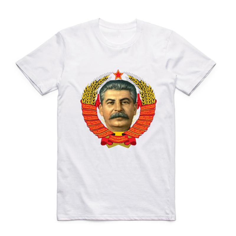 2019 Fashion Men Print ALLIED NATIONS JOSEPH STALIN T Shirt O-Neck Short Sleeve Summer Unisex Hipster Casual CCCP Top Tee Tshirt