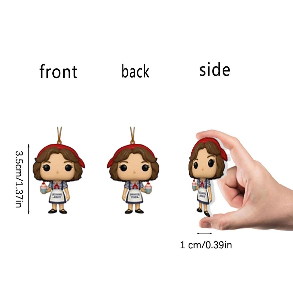 1 шт. 2D 24-дневный обратный отсчет до прибытия, украшение на елку, акриловый кулон