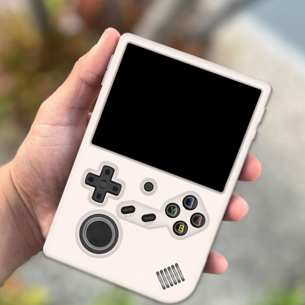 Силиконовый защитный чехол для портативной игровой консоли ANBERNIC Shell RG40XXV мягкий противоударный V8L0