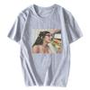 2025 Новая мужская футболка Mia Khalifa Летняя мужская футболка с коротким рукавом и круглым вырезом Хлопковая футболка Хип-хоп футболка Топ Харадзюку