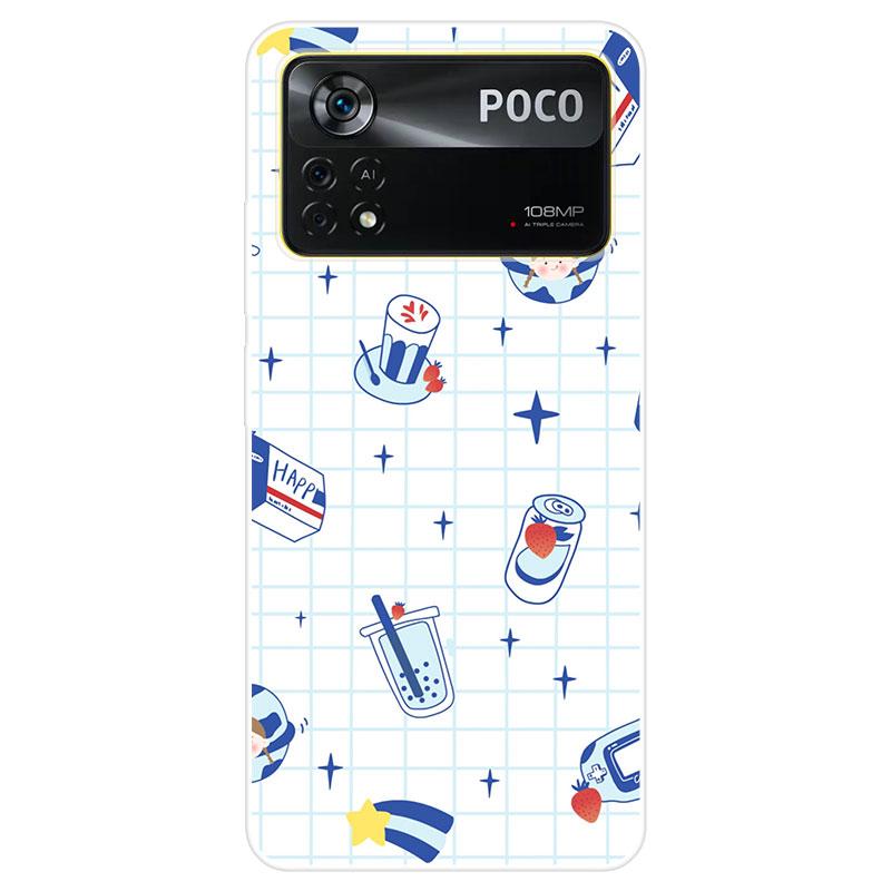 Для Xiaomi Poco X4 Pro 5G силиконовый чехол из ТПУ мягкий чехол для телефона для Xiaomi Poco M4 Pro 4G чехол