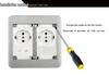 Multifunctional Flip-Open European/German/British Standard Floor Socket