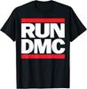 Новая футболка с репринтом логотипа RUN DMC S-235XL B07.152 Унисекс