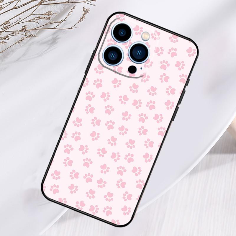 Cat Dog Paws Phone Case For iPhone 16 Pro Max 15 14 12 11 13 17 Pro Max Plus 12 13 Mini 16e 17 Air Cover