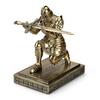 HDMbigmi Kingsguard Knight Pen Holder Pen Stand Desk Organizer and Accessories Resin Pencil Holder with Metal Sword Letter Opener for Office and Home