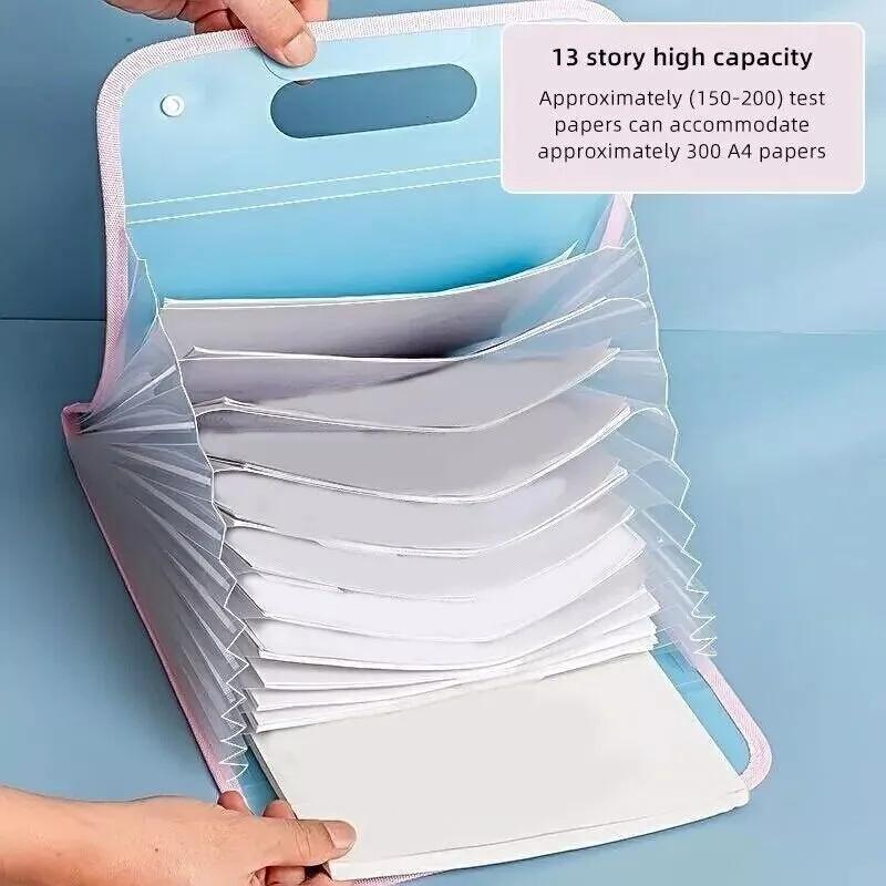 Expanding File Organiser A4 File Holder Paper Documents Storage Folder