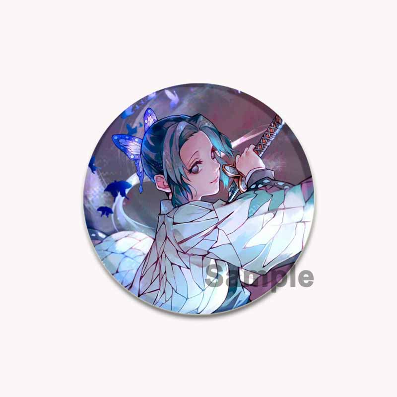 32/44/58 мм аниме Камадо Танджиро/Хасибира Иносукэ броши Кочоу Синобу/Камадо Незуко/Цуюри Канао/Агацума Зеницу значок ручной работы, булавка