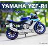 Масштаб 1/12 Модель мотоцикла Литой металл с пластиковыми деталями Мотоцикл 2020 YAMAHA YZF-R6