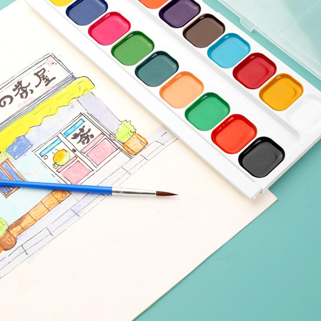 Набор акварельных красок, смываемые акварельные краски с кисточкой для детей, приз для игры в классную комнату ко Дню святого Валентина