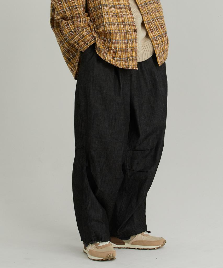 OTHERFITS Balloon Denim Pants Of38 (Black)