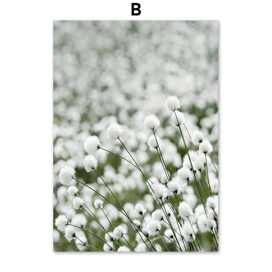 Лилия, трава, лист, туман, лес, озеро, замок, постеры на скандинавскую тему и принты, холст, живопись, настенные художественные фотографии для гостиной, домашний декор