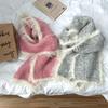 Soft Wool Blend Scarf Korean Style Autumn Winter Warm Knit Plush Premium Yarn Neck Warmer