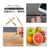 Multifunctional Toothpicks, Set of 2, Alloy Titanium Toothpicks, Floss Picks, Sticks, Keychains, Portable, Lightweight, Waterproof, Picnic Supplies
