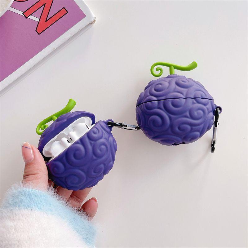 Чехол для Bluetooth-наушников Apple Аниме One Piece Фрукт Дьявола Ника Airpods 1/2 Поколения Защитный Чехол Pro 3-го Поколения