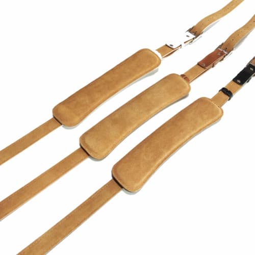 Durable Leather and Metal Buckle Electric Guitar Strap Belt Shoulder Pad Adjustable Vintage Guitar Strap - Black