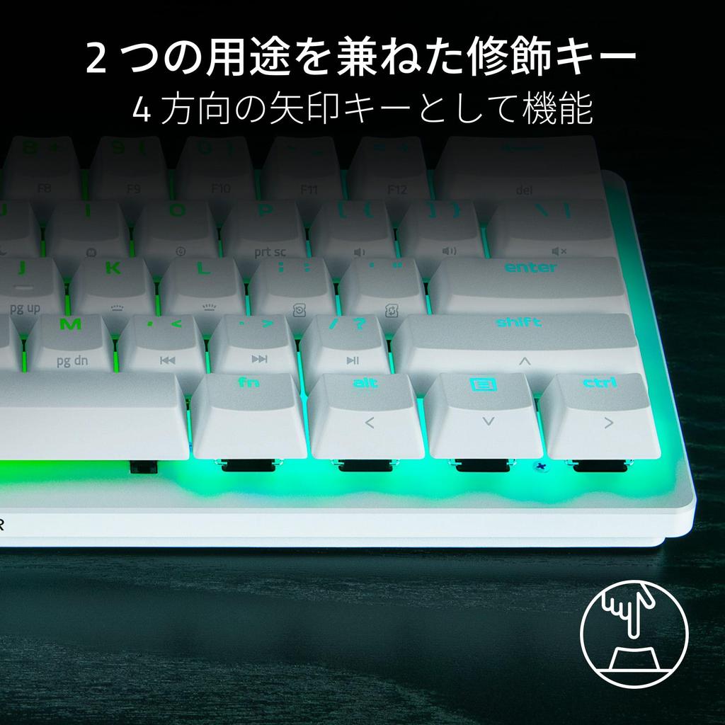 Razer Игровая клавиатура Huntsman V3 Pro Mini Белая