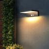Светодиодный солнечный светильник для сада, квадратный настенный светильник для наружного дворика, датчик движения, освещение забора, настенный декоративный светильник