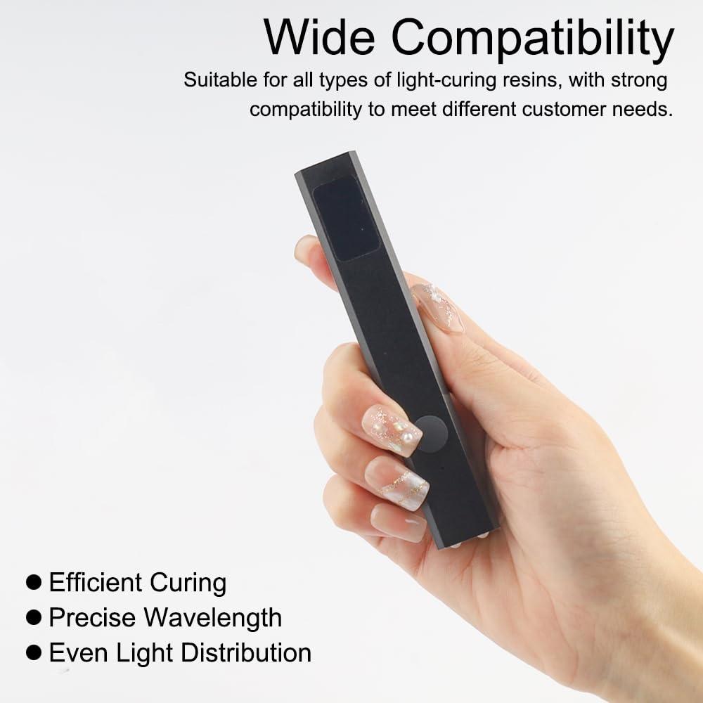 Комплект для наращивания волос с УФ-лампой - включает УФ-лампу, УФ-клей для волос 30 г, средство для удаления клея 30 мл, защитный экран от УФ-излучения, напальчники, стойкий результат