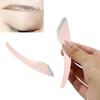 Eyebrow Trimmers Meniscus Shaped Portable Anti-Scratch Blades Eyebrow Razor with Protective Cover
