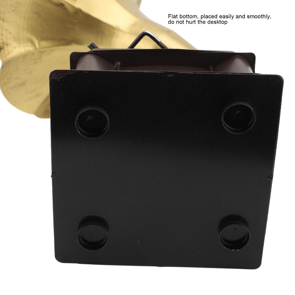 2pcs Iron Record Player Model Red Bronze Gramophone Ornament Gramophone Turntable Home Decor