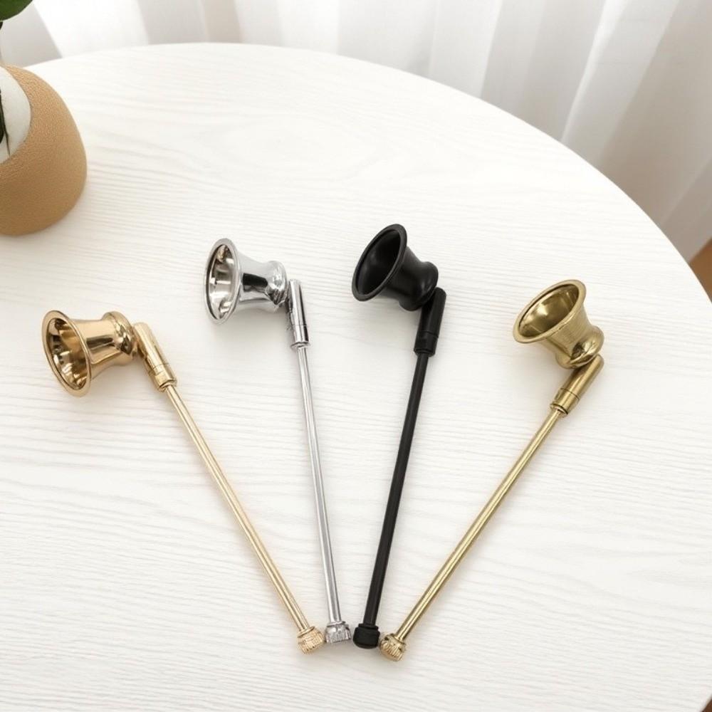 Bell Shaped Candle Snuffer Turn Off Extinguisher Flame Cover Vintage Candle Extinguisher Home