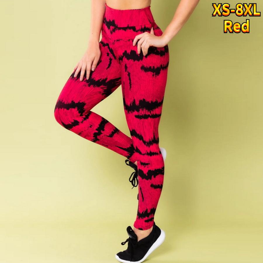 Женские принты с тушью, эластичные леггинсы для йоги, фитнес-бег, спортивные брюки для активного отдыха