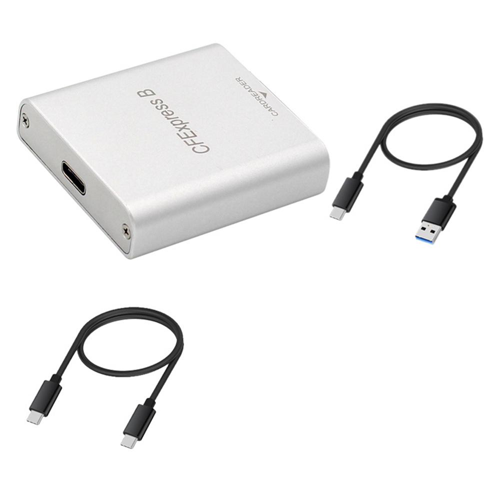 Кардридер из алюминиевого сплава для карты памяти CFexpress Type B USB 3.1 Gen2 10 Гбит/с
