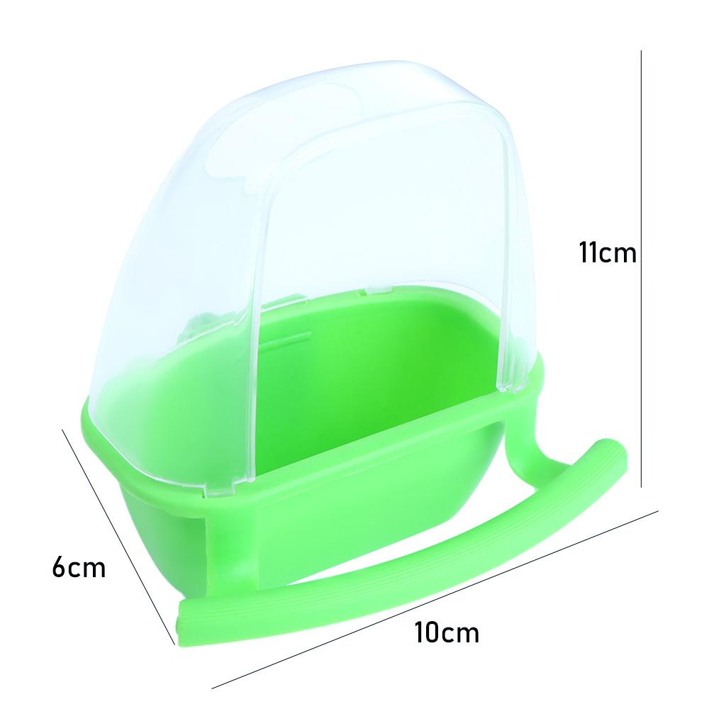 Декор для клетки для птиц Насест Прозрачный Поилка для птиц Кормушка для птиц Контейнер для корма для птиц Принадлежности для попугаев