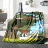 Name Custom We Bare Bears Print Flannel Blanket High Quality Warm Comfortable Cover for All Seasons Perfect for Gifts Home Decor
