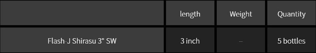 Fish Arrow Мягкая приманка Flash J Shirasu SW 3 дюйма, 5 шт. в упаковке #149 (3654)