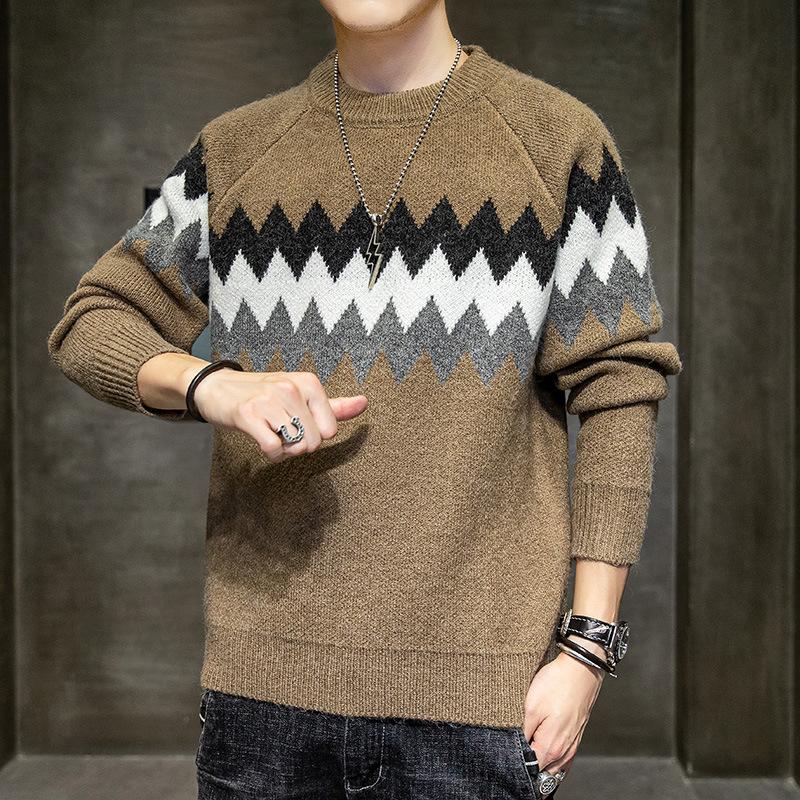 Осенне-зимний мужской свитер для отдыха Китайской литературной академии