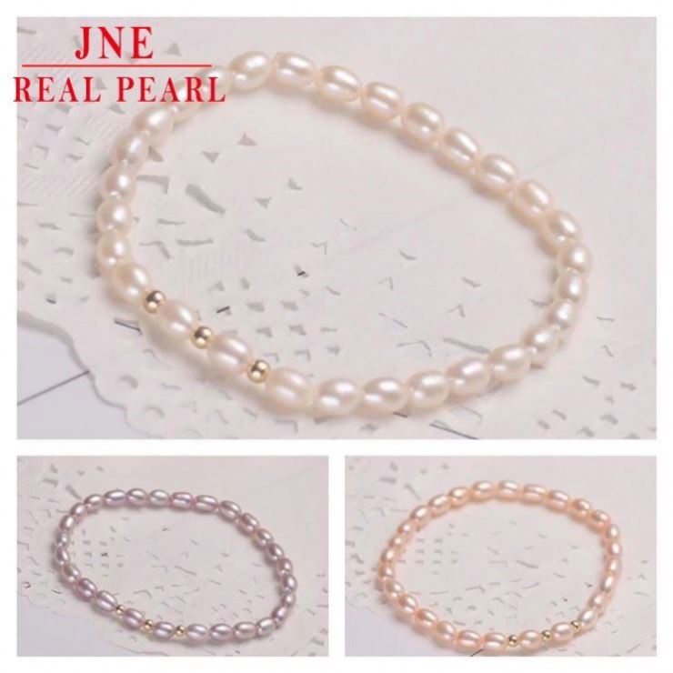 Real Pearl Freshwater Pearl Bracelet Girls Fashion Temperamental Bracelet Cross-Border Sold Jewelry