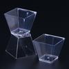 High Quality Disposable Cups Transparent Dessert Cup DIY Trapezoidal Container Pastry Tools Table Decoration Party Supplies