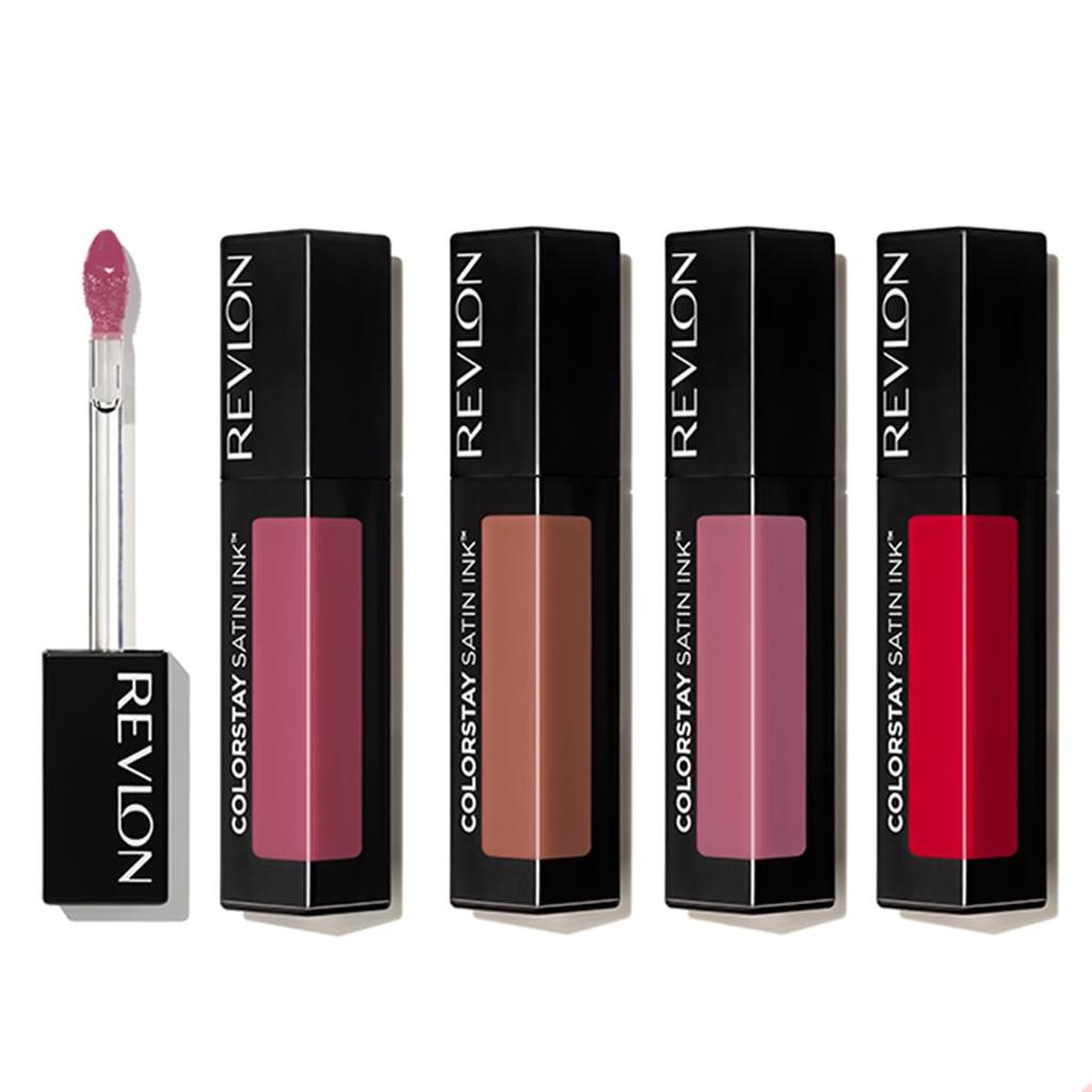 Revlon Color Stay Satin Ink 019 My Own Scarlet Red Resistant To Resistant To Color Light Gloss Satin Matte 5mL Lip Color Lipstick Boss (Brevet)