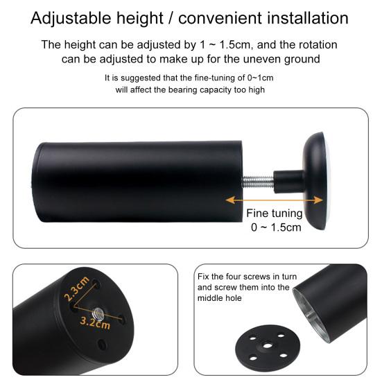 Универсальные ножки для шкафа Прочные противоударные аксессуары Прочные мебельные ножки Мебель