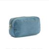 4 Sizes Blue Denim Cosmetic Pouch with Zipper Ladies Makeup Bag Jean Toiletry Case  for Women