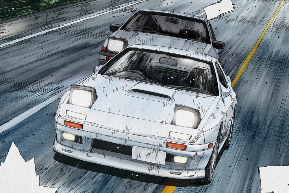 Aoshima Bunka Kyozai Initial D Такахаси Рёсукэ FC3S Том 5 Противостояние Акины Спецификация Масштабная пластиковая модель Цвет литья (АОСИМА) №2 RX-7 1/24