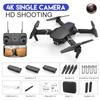 2024 New RC Drone 4K Wide Angle High List/Dual Camera Optical Flow Positioning WiFi FPV Helicopter Foldable Selfie Quadcopter Toy Gift