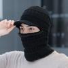 Мотоциклетная флисовая маска с капюшоном зимняя наружная ветрозащитная толстая теплая маска для снега