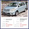 for Toyota Raum XZ20 2003~2011 Chrome Door Handle Cover Car Accessories Rustproof Stickers Exterior Catch Decoration Catch Cap