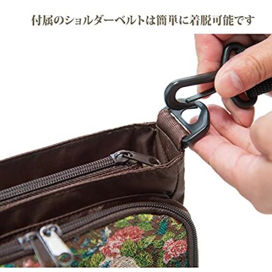 EVERSOUL Гобеленовая Сумка через плечо, Многофункциональная Сумка-в-сумку, Цветочный принт, Легкая, Вышивка Розами, Сумка-кроссбоди, Большое отделение, Один размер,