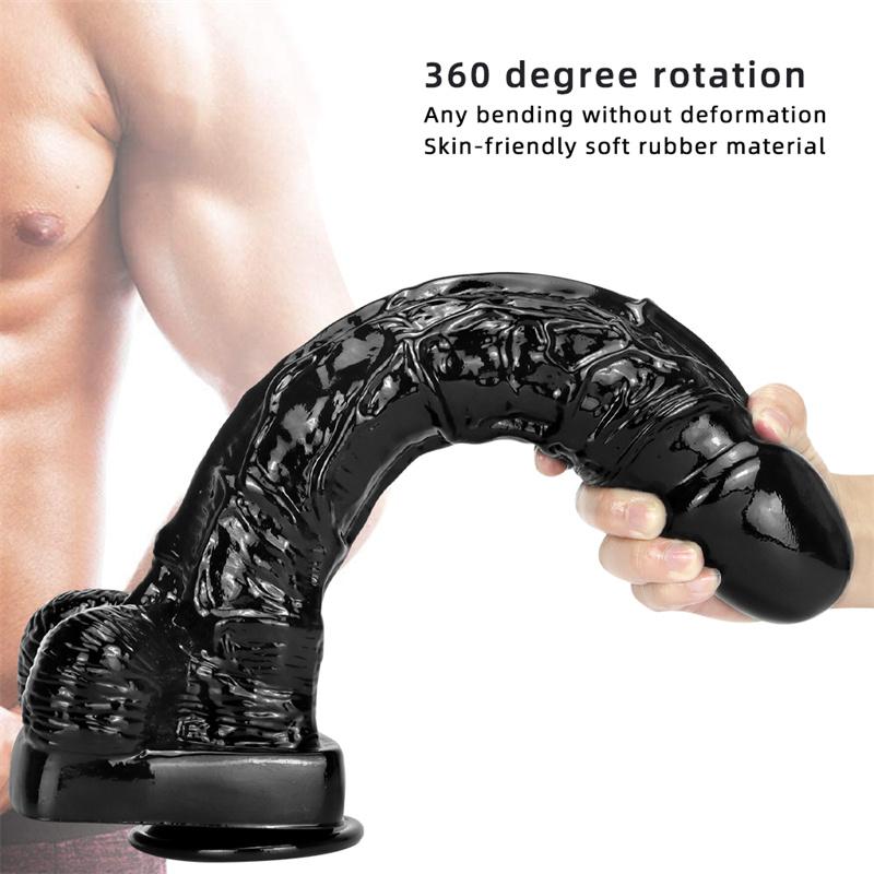 7.2cm Super Long Thick Simulation Dildo Hardcore Anal Plug Anal Chrysanthemum Toy Fake Penis